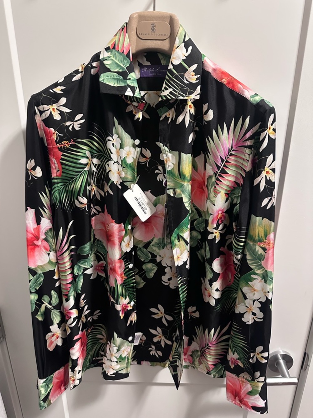 Ralph Lauren Purple Label - 100% Silk Button Down